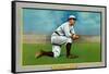 New York City, NY, New York Giants, John McGraw, Baseball Card-Lantern Press-Framed Stretched Canvas