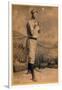 New York City, NY, New York Giants, Mike Slattery, Baseball Card-Lantern Press-Framed Art Print