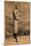 New York City, NY, New York Giants, Mike Slattery, Baseball Card-Lantern Press-Mounted Art Print