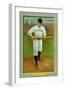 New York City, NY, New York Giants, Willie Keeler, Baseball Card-Lantern Press-Framed Art Print