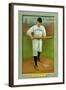 New York City, NY, New York Giants, Willie Keeler, Baseball Card-Lantern Press-Framed Art Print