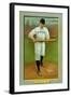 New York City, NY, New York Giants, Willie Keeler, Baseball Card-Lantern Press-Framed Art Print