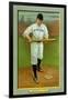 New York City, NY, New York Giants, Willie Keeler, Baseball Card-Lantern Press-Framed Art Print