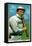 New York City, NY, New York Highlanders, Willie Keeler, Baseball Card-Lantern Press-Framed Stretched Canvas