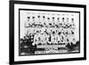 New York City, NY, New York Yankees, Team Photograph, Baseball Card-Lantern Press-Framed Premium Giclee Print