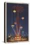 New York City, NY - Parachute Jump at World's Fair-Lantern Press-Stretched Canvas