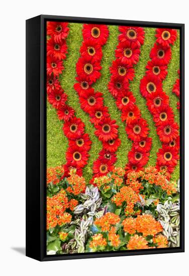 New York City, NY, USA. Floral Displays for Spring-Julien McRoberts-Framed Stretched Canvas