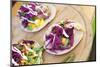 New York City, NY, USA. Mexican tacos-Julien McRoberts-Mounted Photographic Print