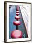 New York City, NY, USA. Vintage Diner Seats-Julien McRoberts-Framed Photographic Print