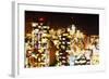 New York City of Lights - In the Style of Oil Painting-Philippe Hugonnard-Framed Giclee Print