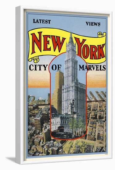 New York City of Marvels-null-Framed Poster