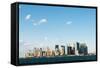 New York City Panorama with Tall Skyscrapers-Elnur-Framed Stretched Canvas