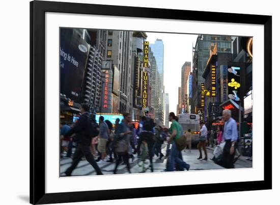 New York City, Pedestrians-Anthony Butera-Framed Giclee Print
