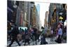 New York City, Pedestrians-Anthony Butera-Mounted Giclee Print