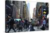 New York City, Pedestrians-Anthony Butera-Stretched Canvas