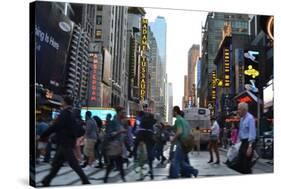 New York City, Pedestrians-Anthony Butera-Stretched Canvas