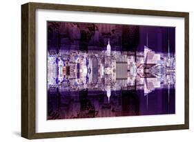 New York City Reflections Series-Philippe Hugonnard-Framed Photographic Print