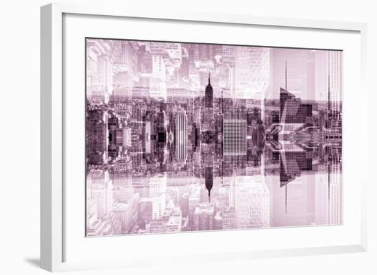 New York City Reflections Series-Philippe Hugonnard-Framed Photographic Print