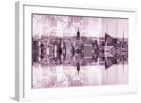 New York City Reflections Series-Philippe Hugonnard-Framed Photographic Print