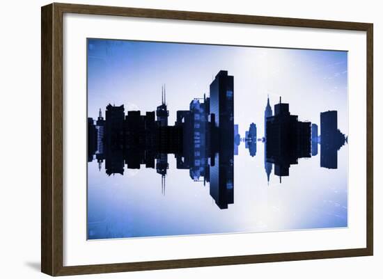 New York City Reflections Series-Philippe Hugonnard-Framed Photographic Print