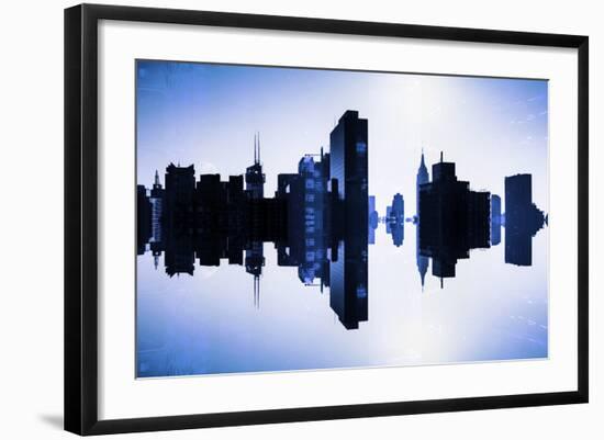 New York City Reflections Series-Philippe Hugonnard-Framed Photographic Print