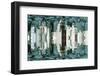 New York City Reflections Series-Philippe Hugonnard-Framed Premium Photographic Print