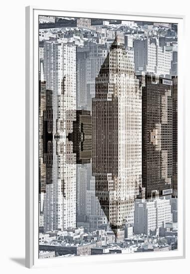 New York City Reflections Series-Philippe Hugonnard-Framed Premium Photographic Print