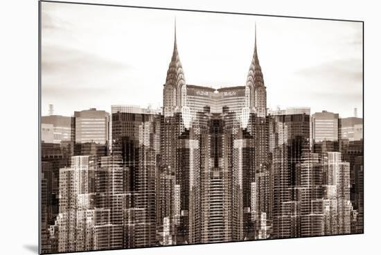 New York City Reflections Series-Philippe Hugonnard-Mounted Photographic Print