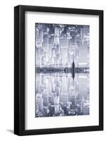 New York City Reflections Series-Philippe Hugonnard-Framed Photographic Print