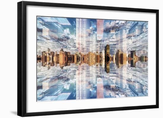 New York City Reflections Series-Philippe Hugonnard-Framed Photographic Print