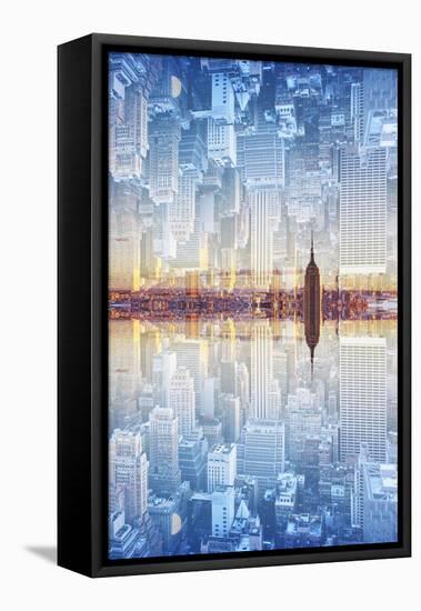 New York City Reflections Series-Philippe Hugonnard-Framed Stretched Canvas