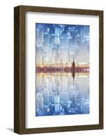 New York City Reflections Series-Philippe Hugonnard-Framed Photographic Print