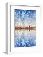 New York City Reflections Series-Philippe Hugonnard-Framed Photographic Print