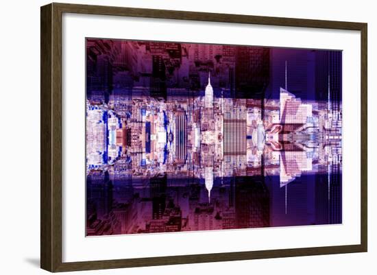 New York City Reflections Series-Philippe Hugonnard-Framed Photographic Print