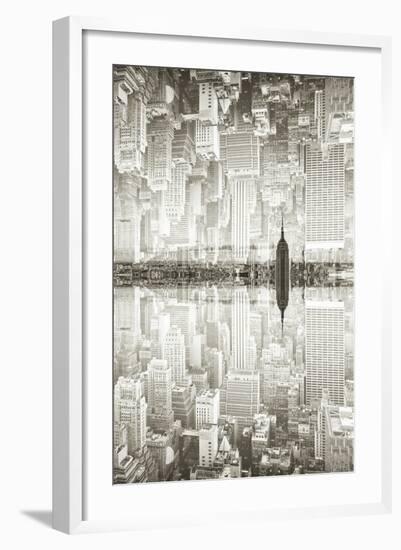 New York City Reflections Series-Philippe Hugonnard-Framed Photographic Print