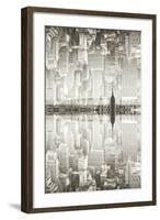 New York City Reflections Series-Philippe Hugonnard-Framed Photographic Print