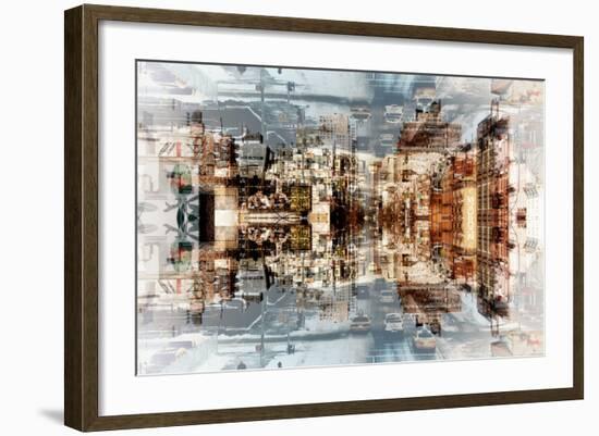 New York City Reflections Series-Philippe Hugonnard-Framed Photographic Print