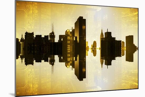 New York City Reflections Series-Philippe Hugonnard-Mounted Photographic Print