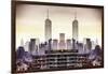 New York City Reflections Series-Philippe Hugonnard-Framed Photographic Print