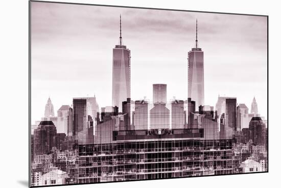 New York City Reflections Series-Philippe Hugonnard-Mounted Photographic Print