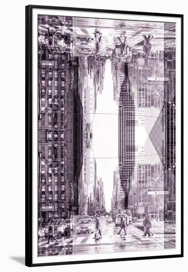New York City Reflections Series-Philippe Hugonnard-Framed Premium Photographic Print