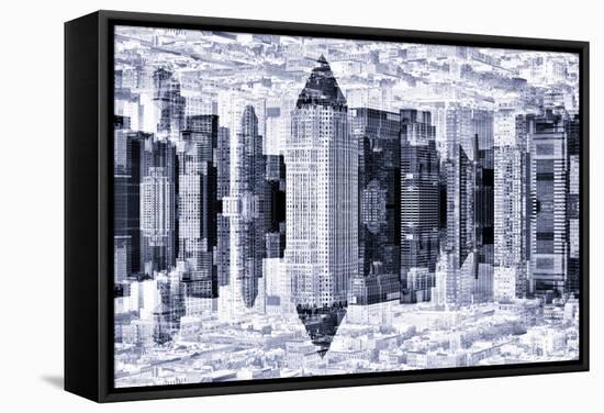 New York City Reflections Series-Philippe Hugonnard-Framed Stretched Canvas