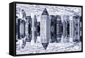 New York City Reflections Series-Philippe Hugonnard-Framed Stretched Canvas