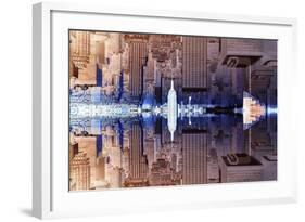 New York City Reflections Series-Philippe Hugonnard-Framed Photographic Print