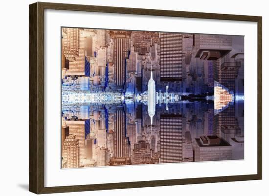 New York City Reflections Series-Philippe Hugonnard-Framed Photographic Print