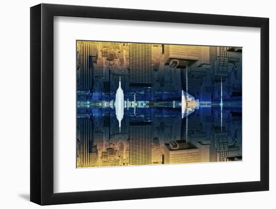 New York City Reflections Series-Philippe Hugonnard-Framed Photographic Print