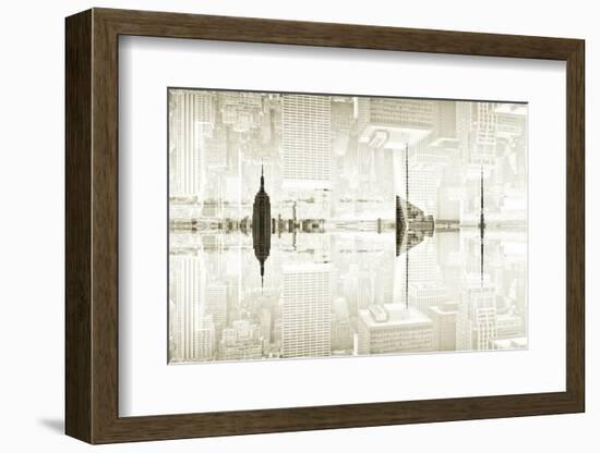 New York City Reflections Series-Philippe Hugonnard-Framed Photographic Print