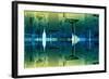 New York City Reflections Series-Philippe Hugonnard-Framed Photographic Print