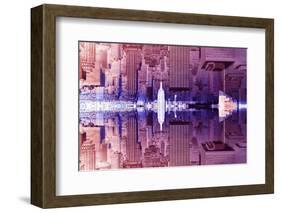 New York City Reflections Series-Philippe Hugonnard-Framed Photographic Print