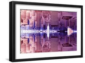 New York City Reflections Series-Philippe Hugonnard-Framed Photographic Print